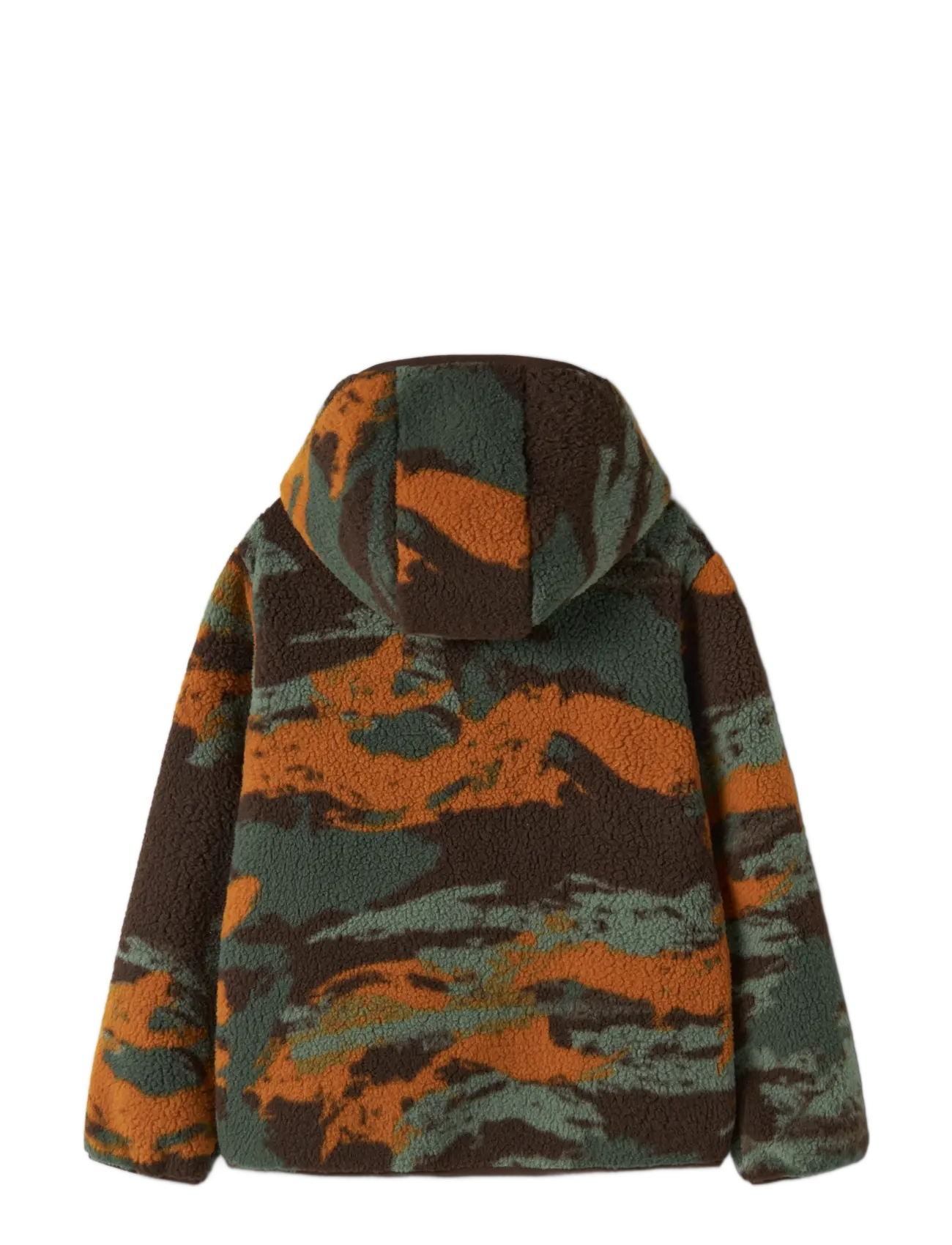 name it - NKMMAVI TEDDY JACKET AOP - fleecejacken - jungle green - 1