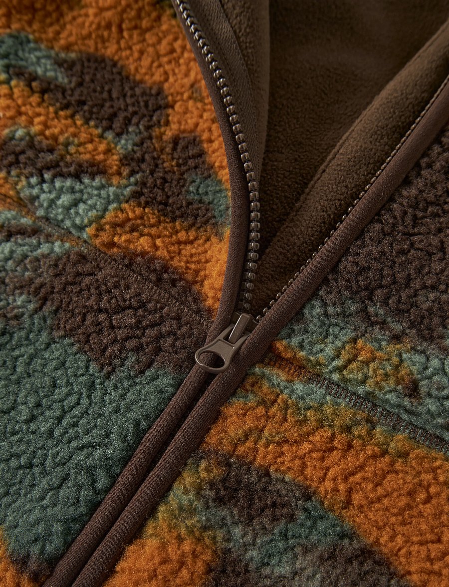 name it - NKMMAVI TEDDY JACKET AOP - fleecejacken - jungle green - 2