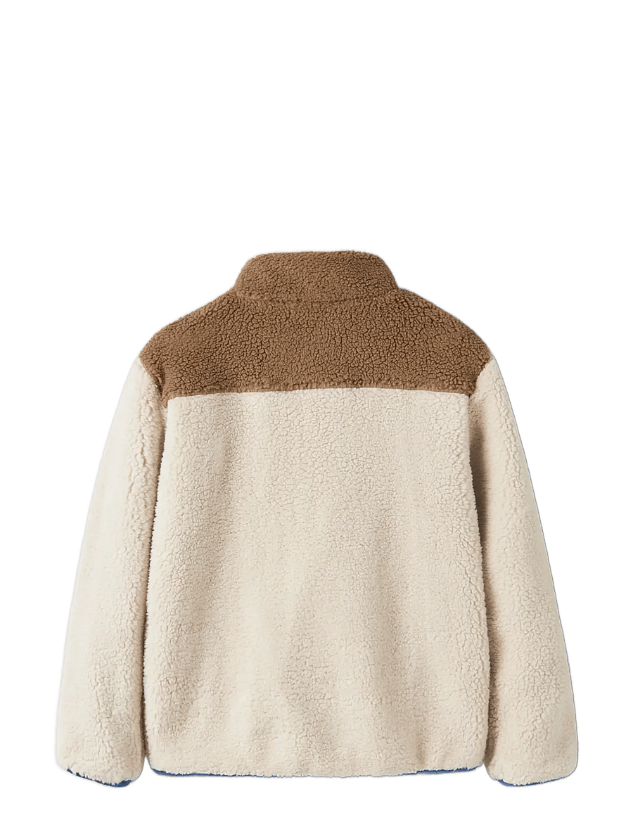 name it - NKMMACEY TEDDY JACKET BLOCK - rainy day - 1
