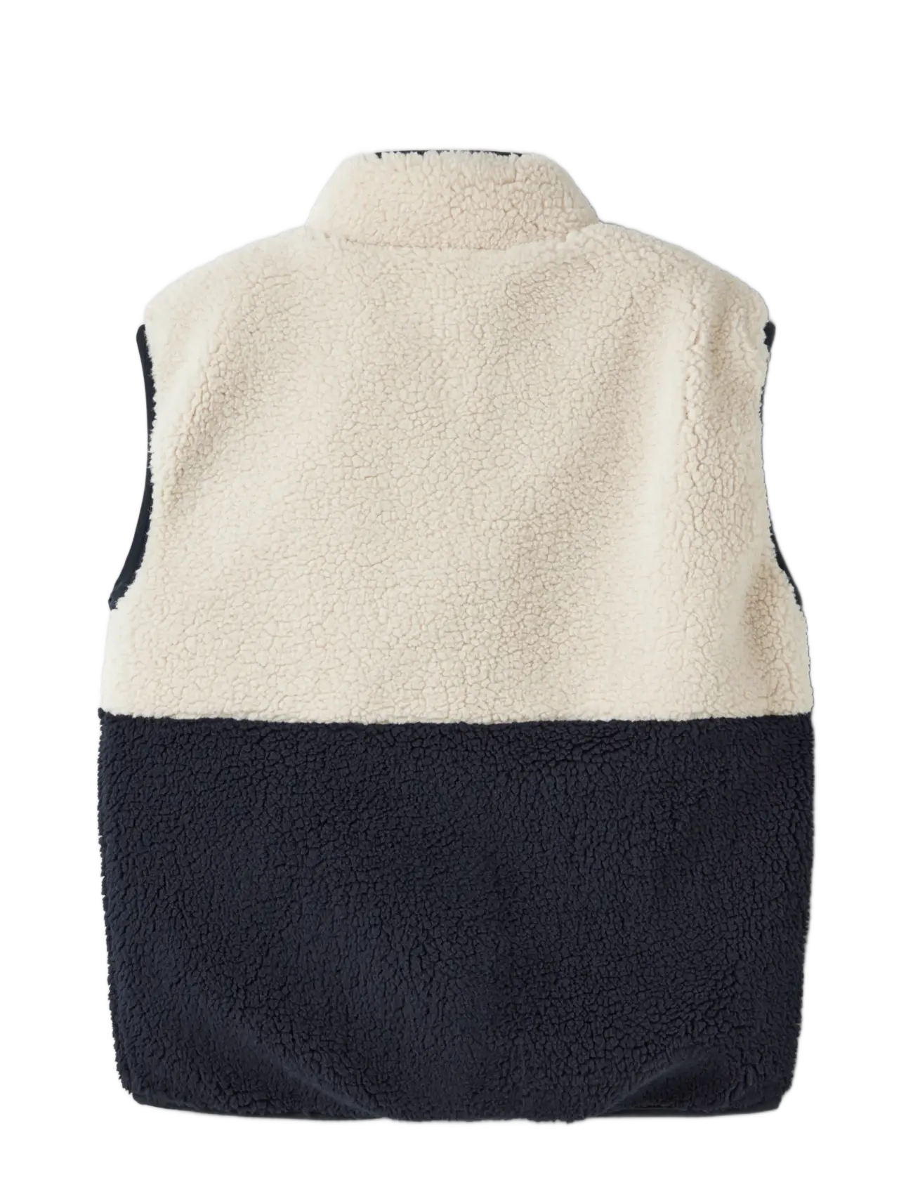 name it - NKMMACEY TEDDY VEST BLOCK - dark sapphire - 1