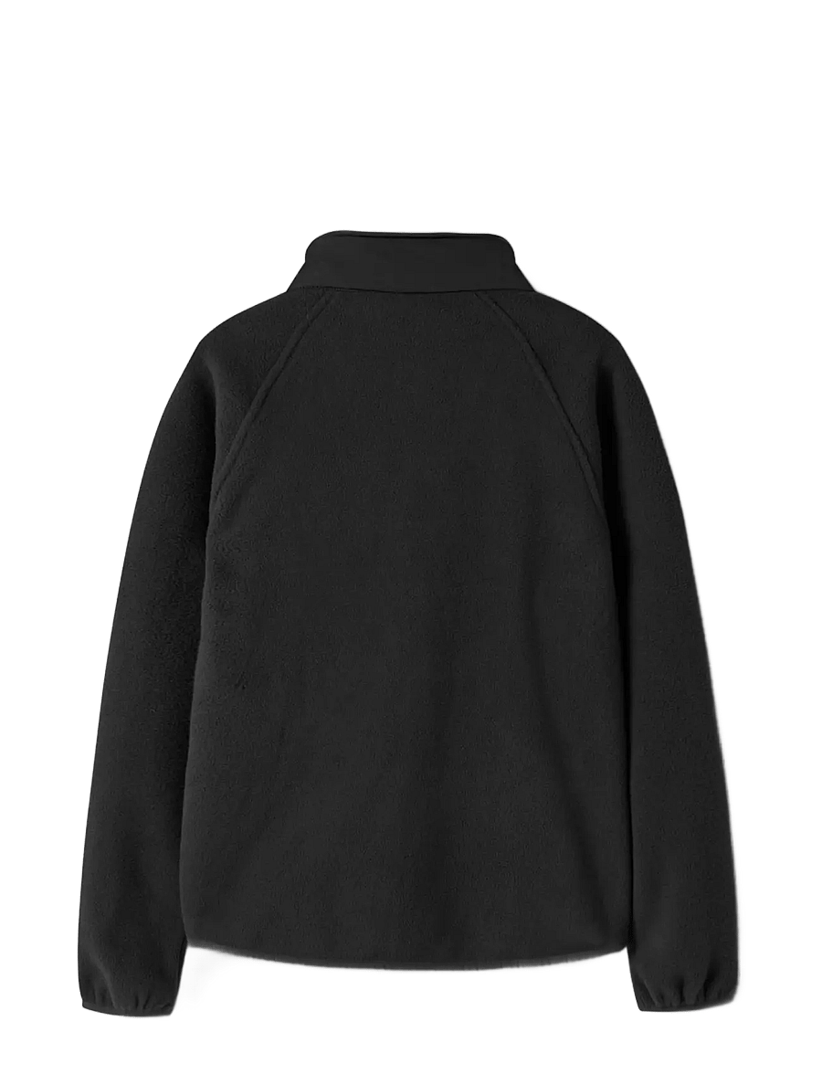 name it - NKNMYLES FLEECE JACKET1 - fliisjakid - black - 1