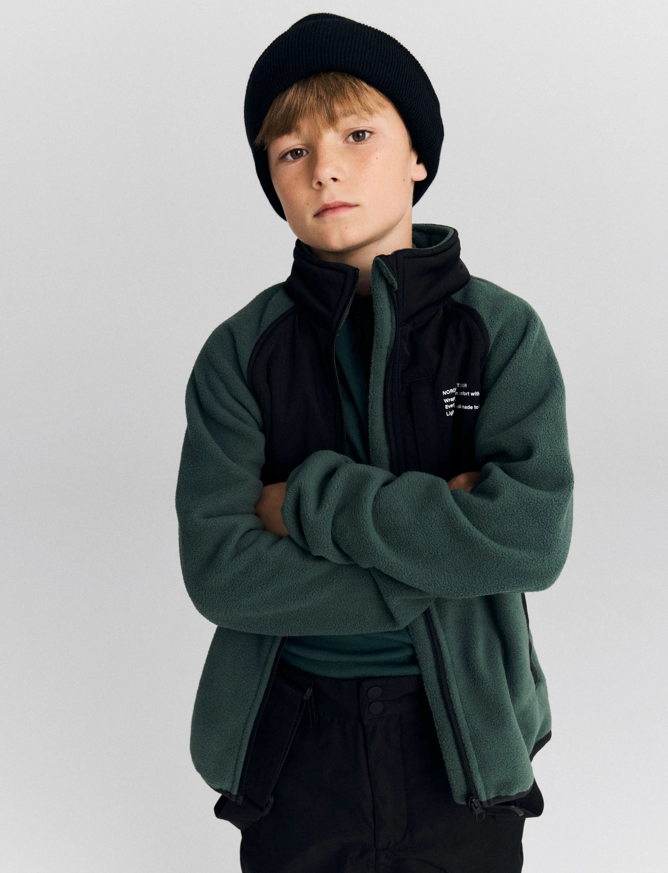 name it - NKNMYLES FLEECE JACKET1 - jungle green - 3