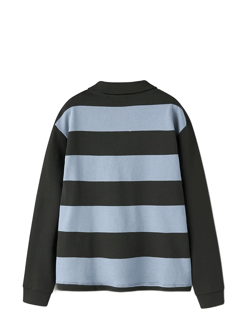 name it - NKMKIST LS NREG SWEAT POLO UNB - sweatshirts - peat - 1