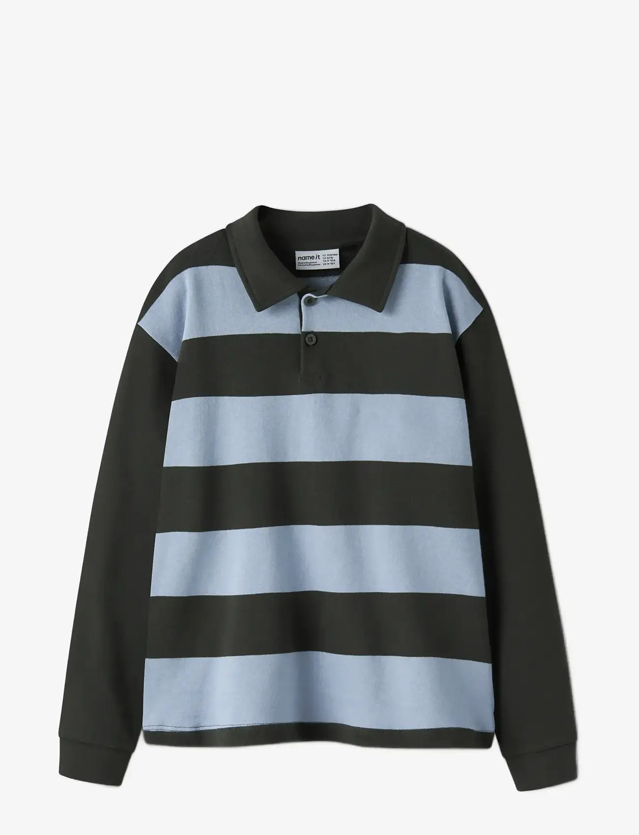 name it - NKMKIST LS NREG SWEAT POLO UNB - sweatshirts - peat - 2
