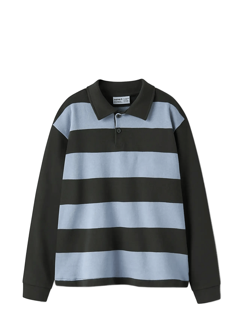 name it - NKMKIST LS NREG SWEAT POLO UNB - sweatshirts - peat - 2