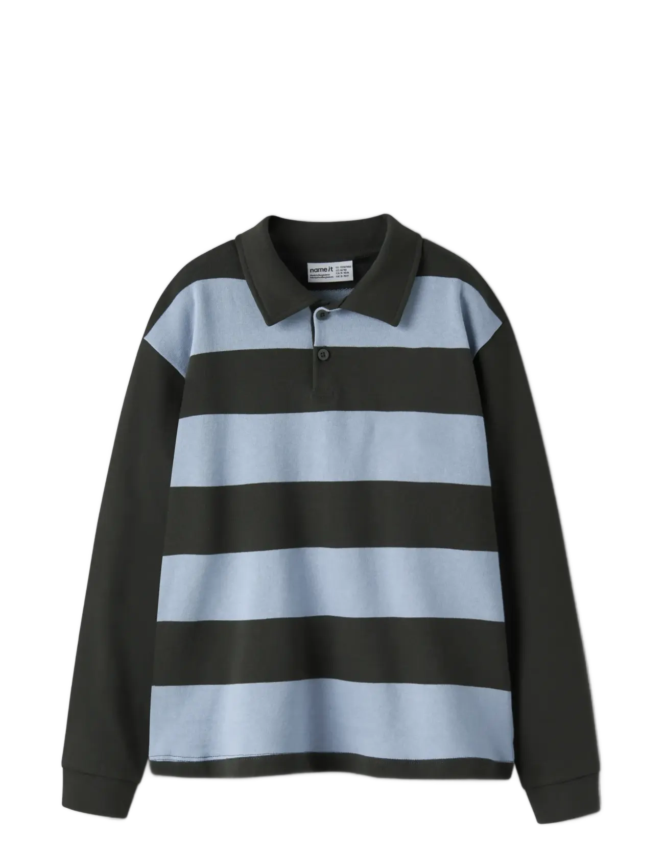 name it - NKMKIST LS NREG SWEAT POLO UNB - džemperiai - peat - 2