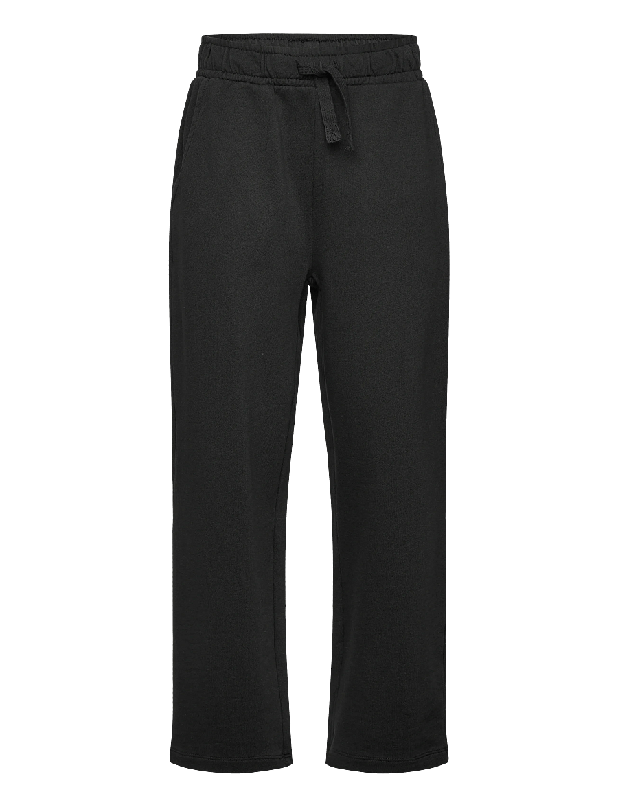 name it - NKMKEVIN RLX WIDE PANT UNB - mjukisbyxor - black - 0