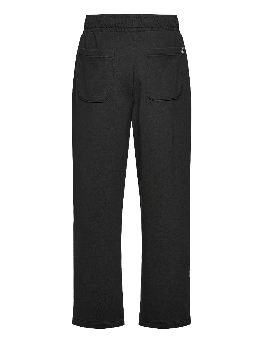 name it - NKMKEVIN RLX WIDE PANT UNB - mjukisbyxor - black - 1