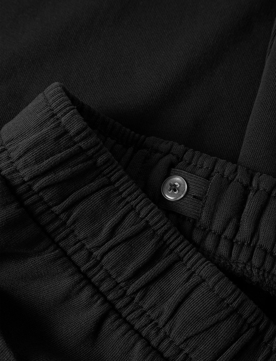 name it - NKMKEVIN RLX WIDE PANT UNB - jogginghosen - black - 2