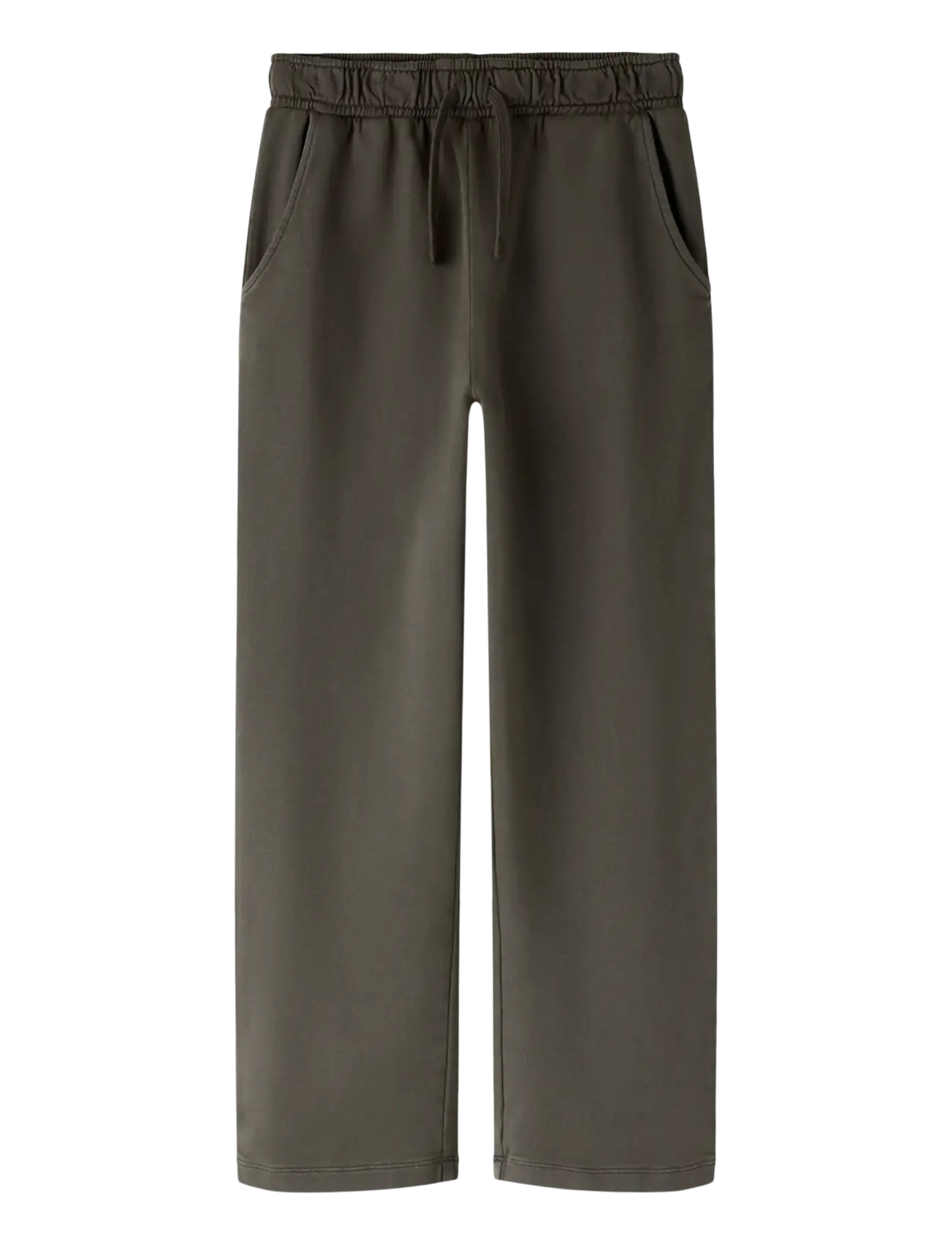 name it NKMKEVIN RLX WIDE PANT UNB - Kläder - PEAT / khaki/green