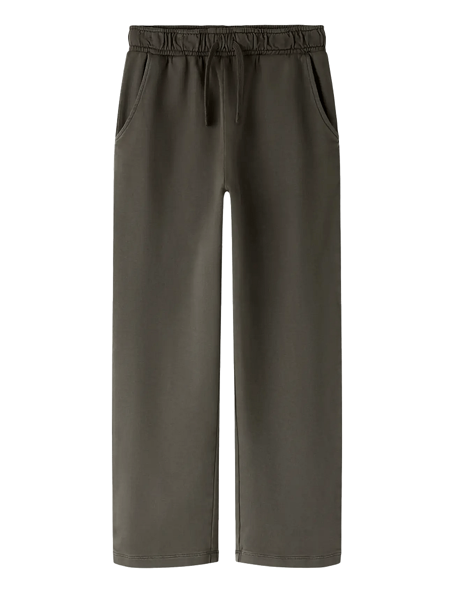 name it - NKMKEVIN RLX WIDE PANT UNB - sweatpants - peat - 0