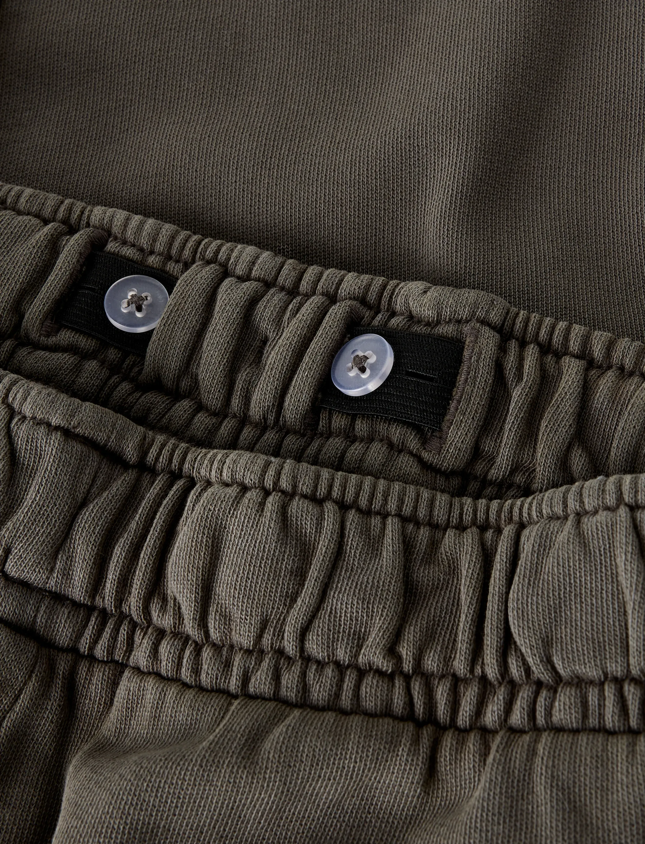 name it - NKMKEVIN RLX WIDE PANT UNB - sweatpants - peat - 1