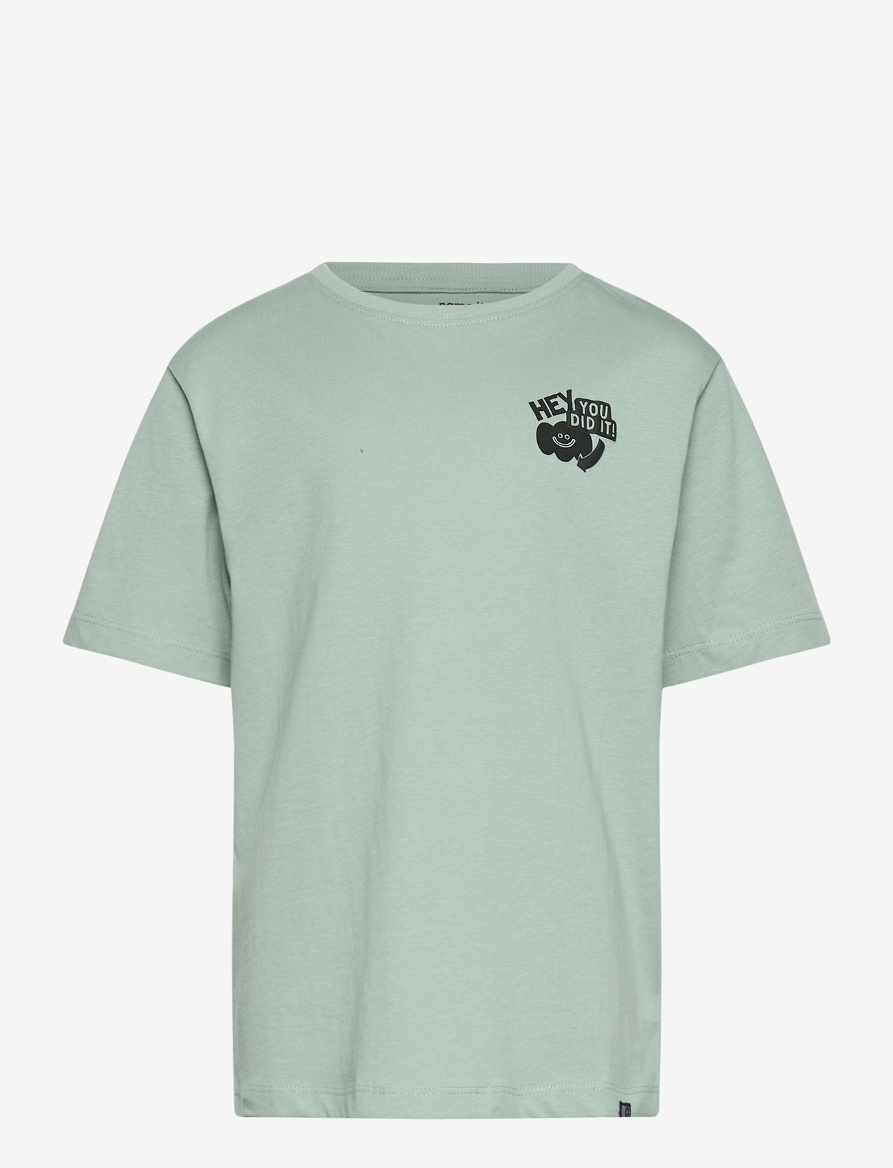 name it - NKMKNASO SS NREG TOP - kortærmede t-shirts - green milieu - 0