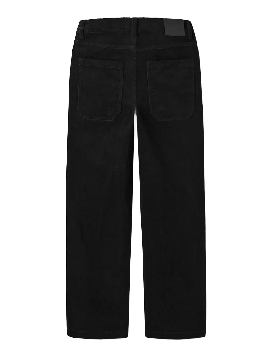name it - NKMBEN SKATER CORD PANT 2908-QD - black - 1