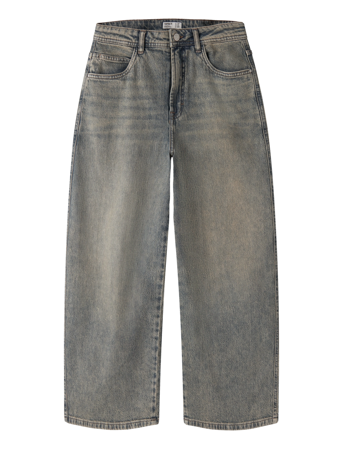 name it NKMBEN X-SKATER JEANS 4908-RH - Hosen mit weitem Bein - VINTAGE MEDIUM BLUE DENIM / blue