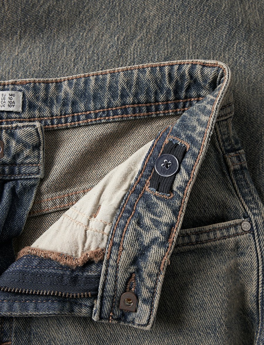 name it - NKMBEN X-SKATER JEANS 4908-RH - loose jeans - vintage medium blue denim - 4