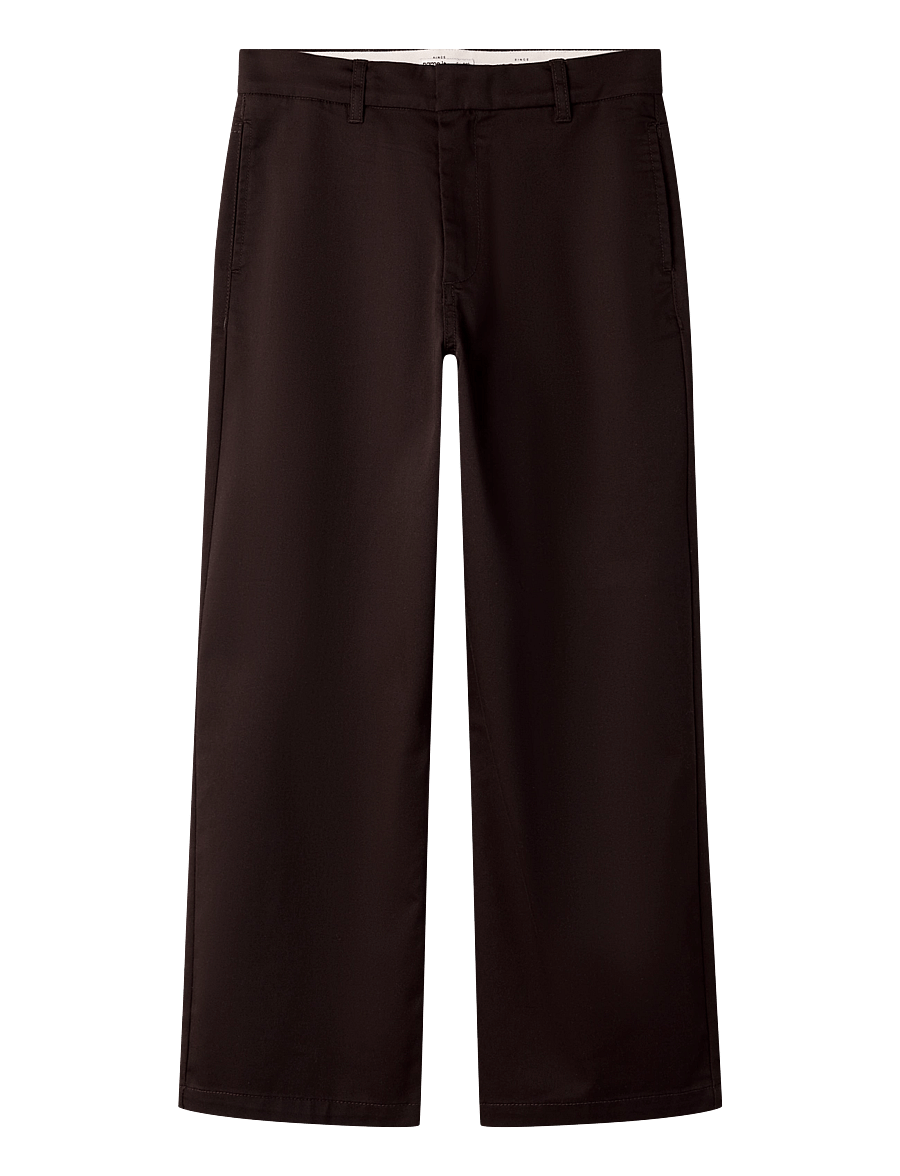 name it - NKMBEN SKATER TWI PANT 6709-QY - chocolate plum - 0