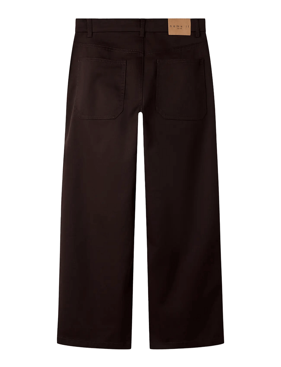 name it - NKMBEN SKATER TWI PANT 6709-QY - chocolate plum - 1