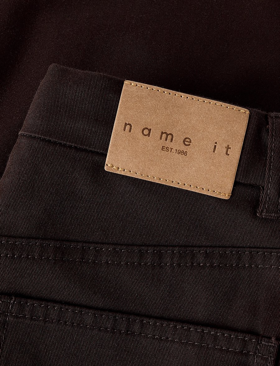 name it - NKMBEN SKATER TWI PANT 6709-QY - chocolate plum - 5