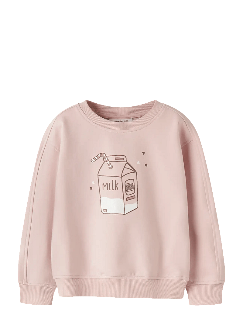 name it - NMFKIKI LS RLX SWEAT UNB - sweat-shirt - lotus - 0