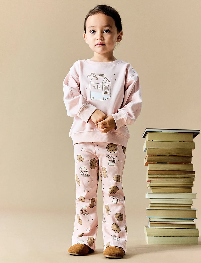 name it - NMFKIKI LS RLX SWEAT UNB - sweat-shirt - lotus - 2