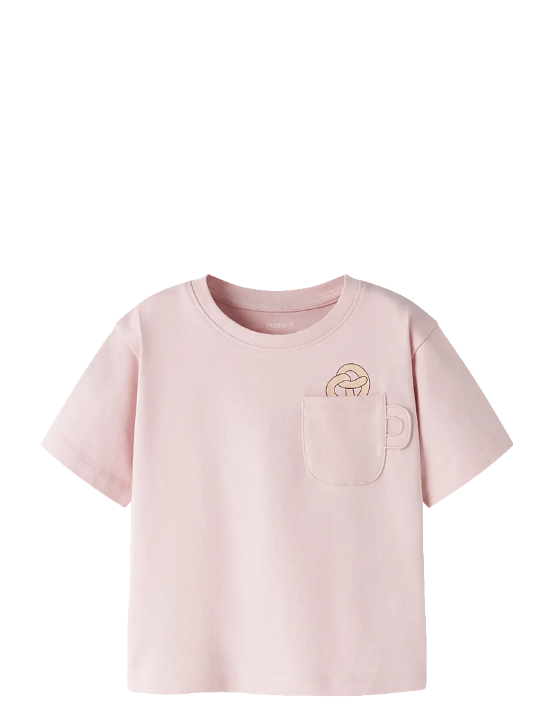 name it - NMFKIT SS NREG TOP BOX - kortærmede t-shirts - lotus - 0