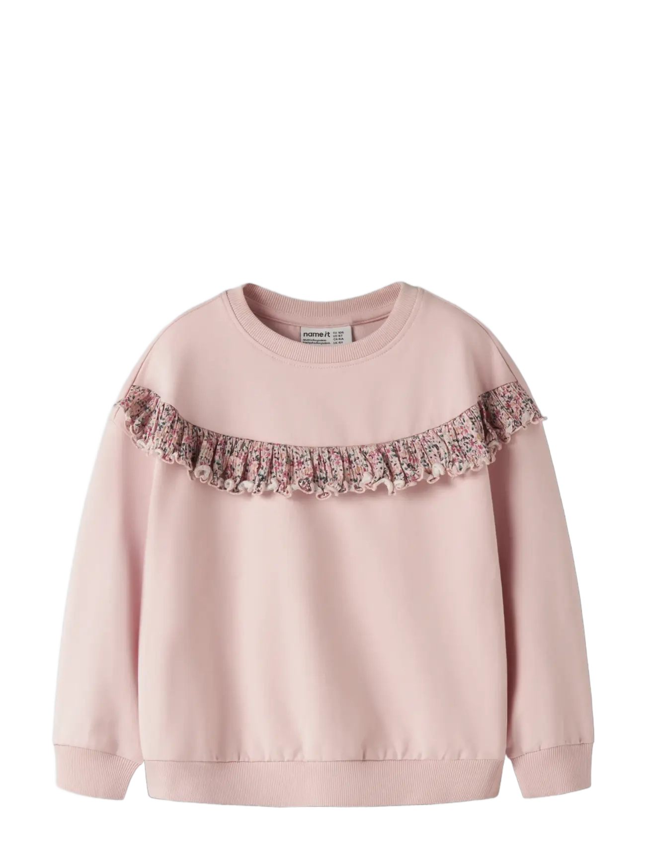 name it NMFKATRYN LS SWEAT UNB - Overdele - LOTUS / pink/rose