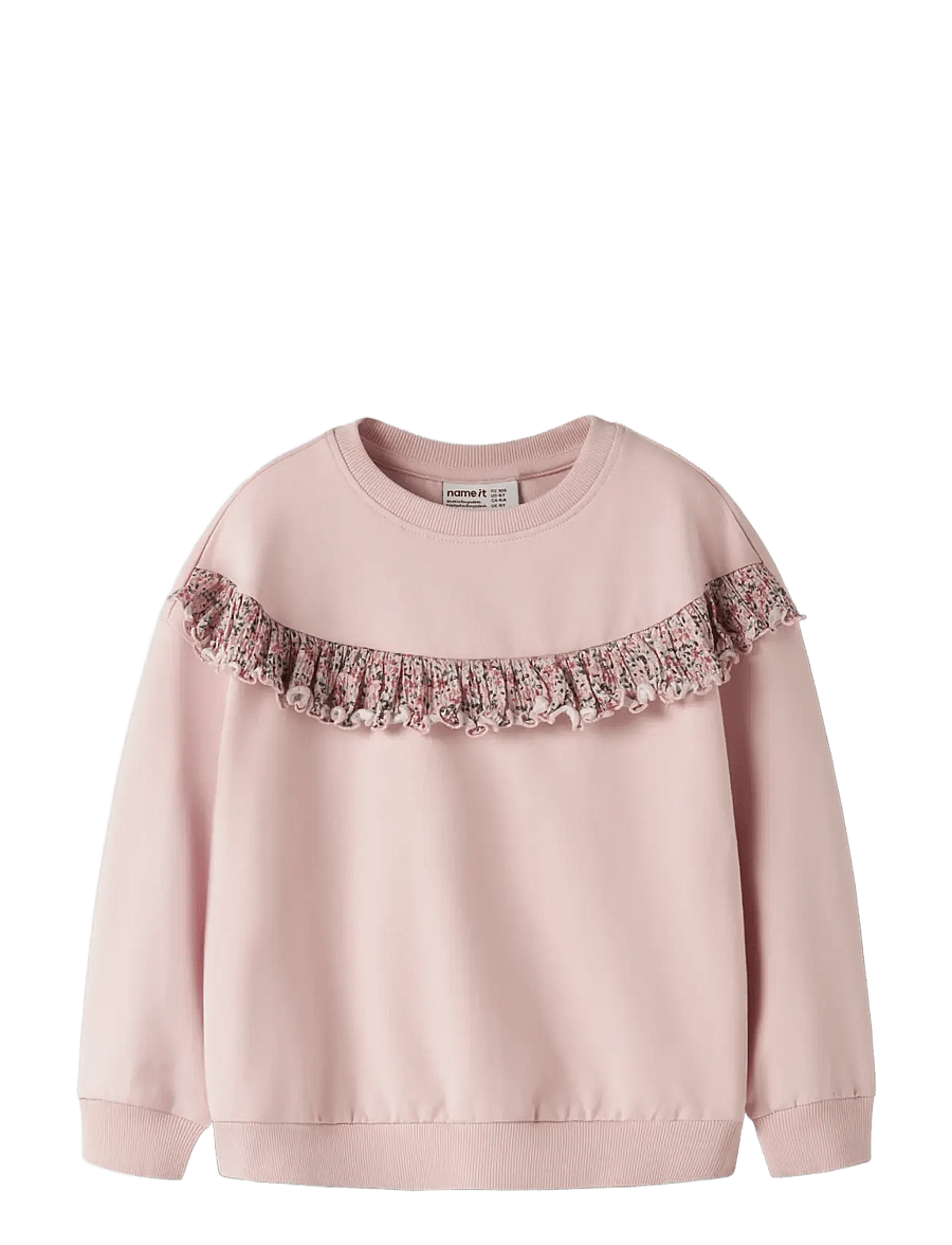 name it - NMFKATRYN LS SWEAT UNB - sweatshirts - lotus - 0
