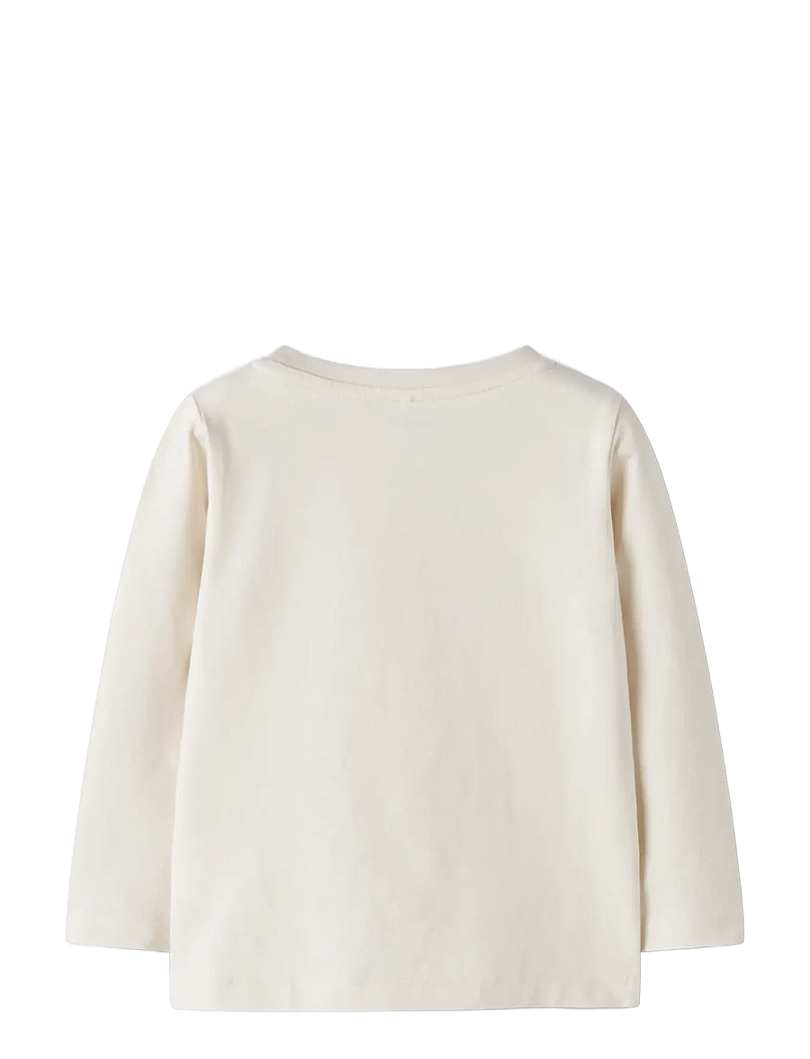 name it - NMFKIWI LS TOP - langärmelig - antique white - 1