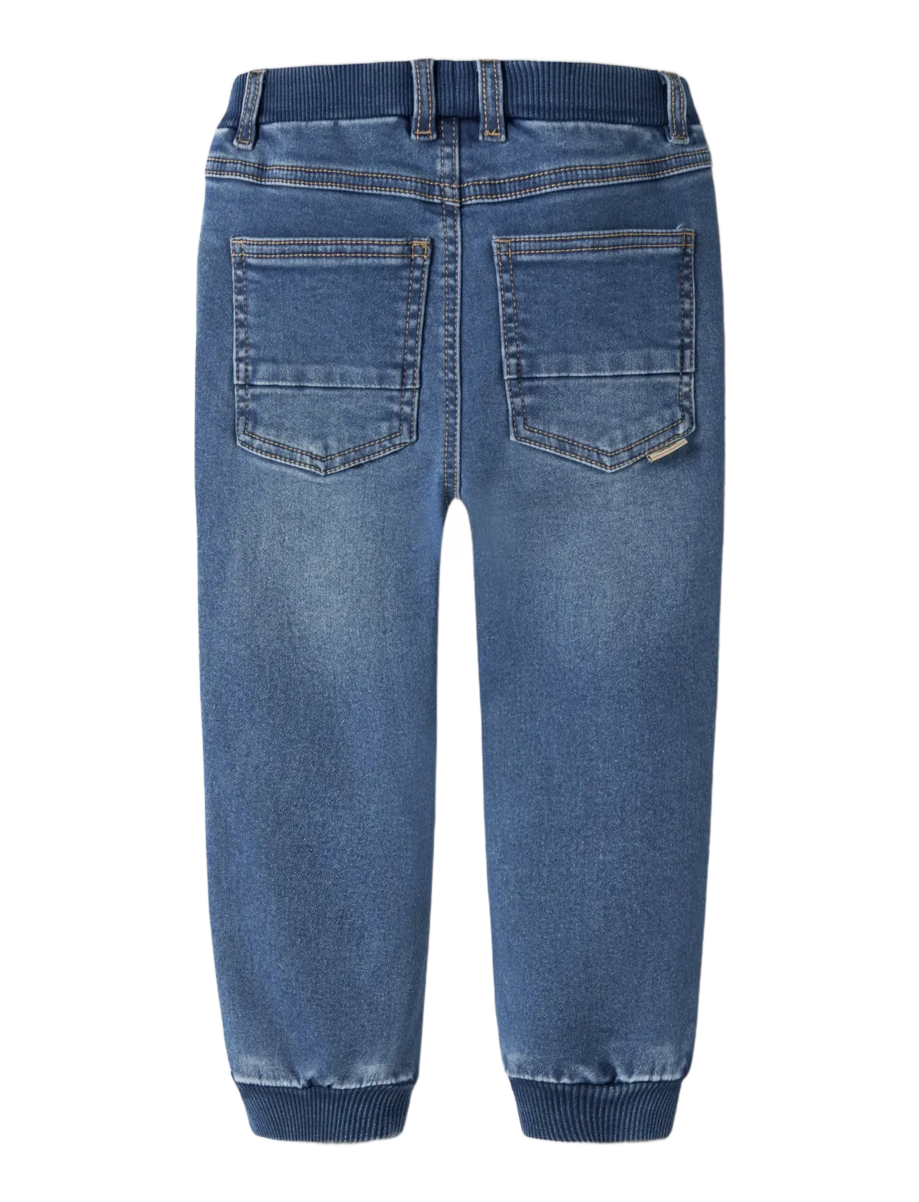name it - NMMBEN BAGGY R FLEECE JEANS 7509-AN - tapered jeans - medium blue denim - 1