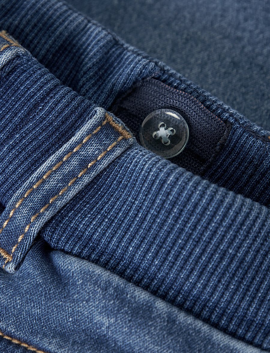 name it - NMMBEN BAGGY R FLEECE JEANS 7509-AN - tapered jeans - medium blue denim - 2