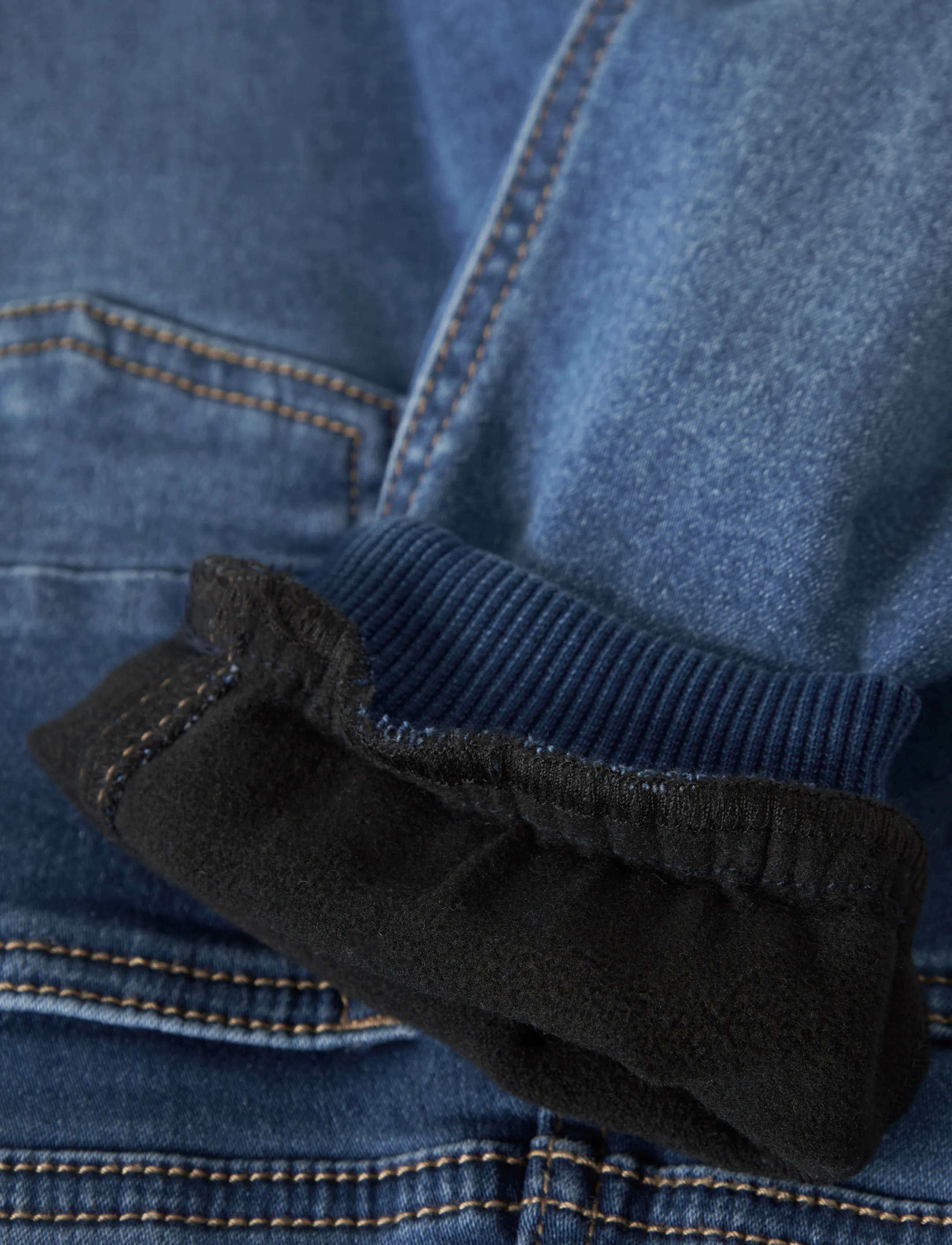 name it - NMMBEN BAGGY R FLEECE JEANS 7509-AN - tapered jeans - medium blue denim - 3