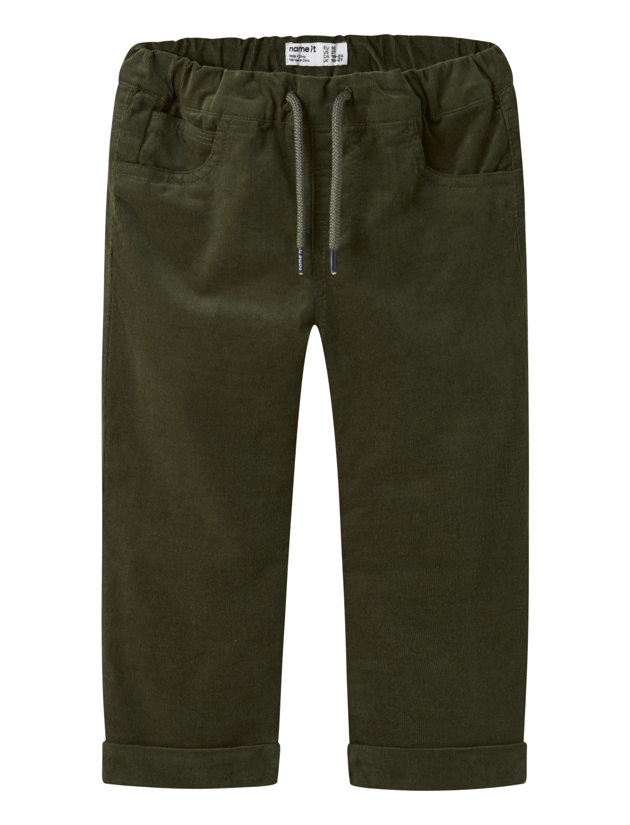 name it NMMBEN REGULAR CORD WL PANT 4609-YT - Kleidung - OLIVE NIGHT / khaki/green