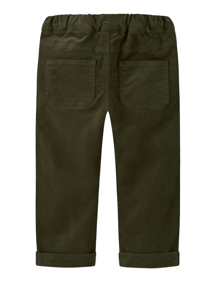 name it - NMMBEN REGULAR CORD WL PANT 4609-YT - olive night - 1