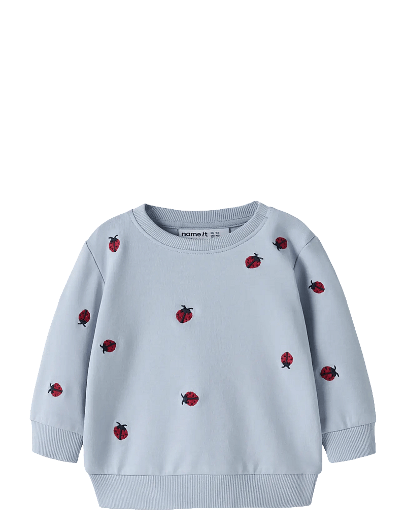 name it - NBFKAROLLE LS SWEAT UNB - subdued blue - 0