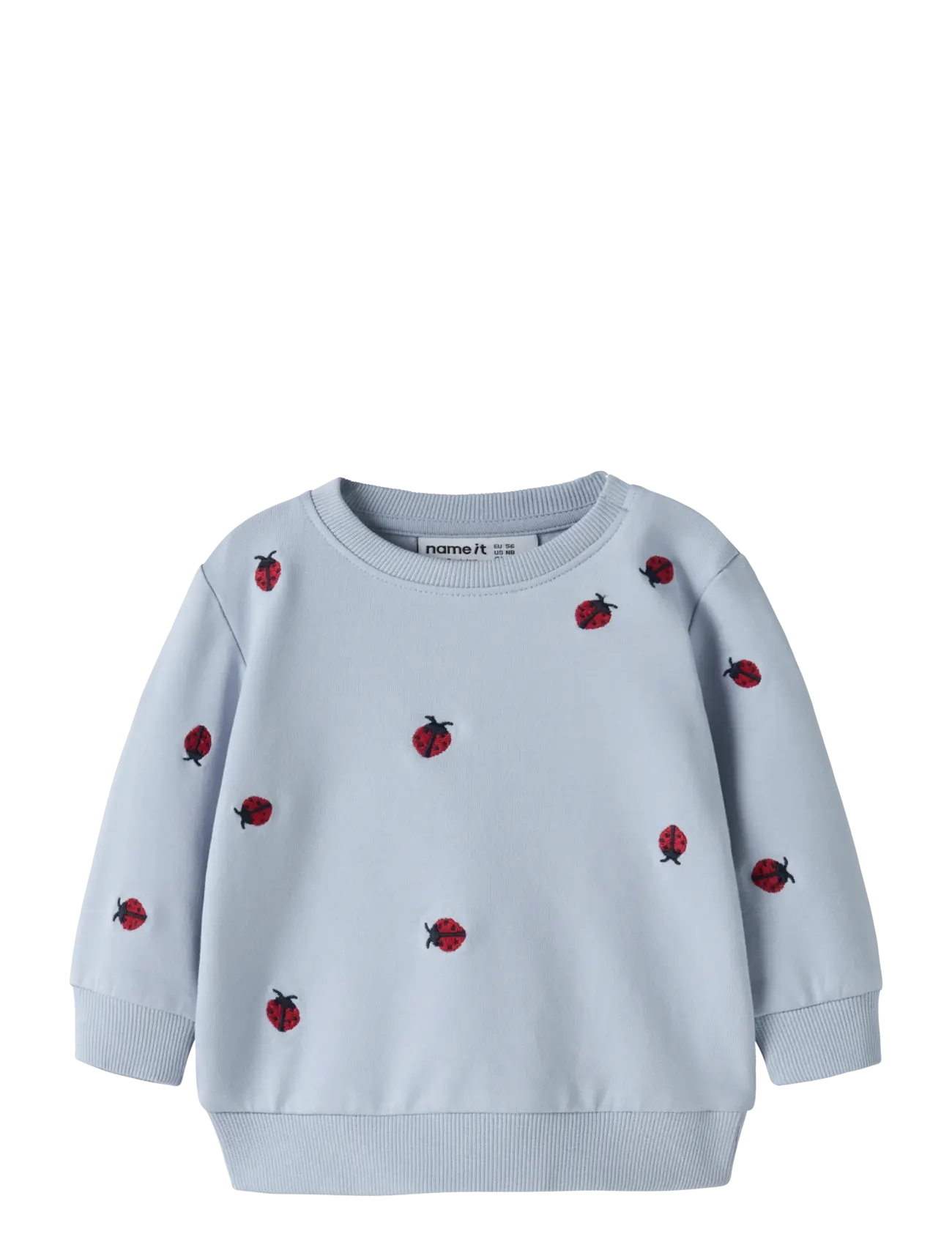 name it NBFKAROLLE LS SWEAT UNB - Sweatshirts & Hættetrøjer - SUBDUED BLUE / blue