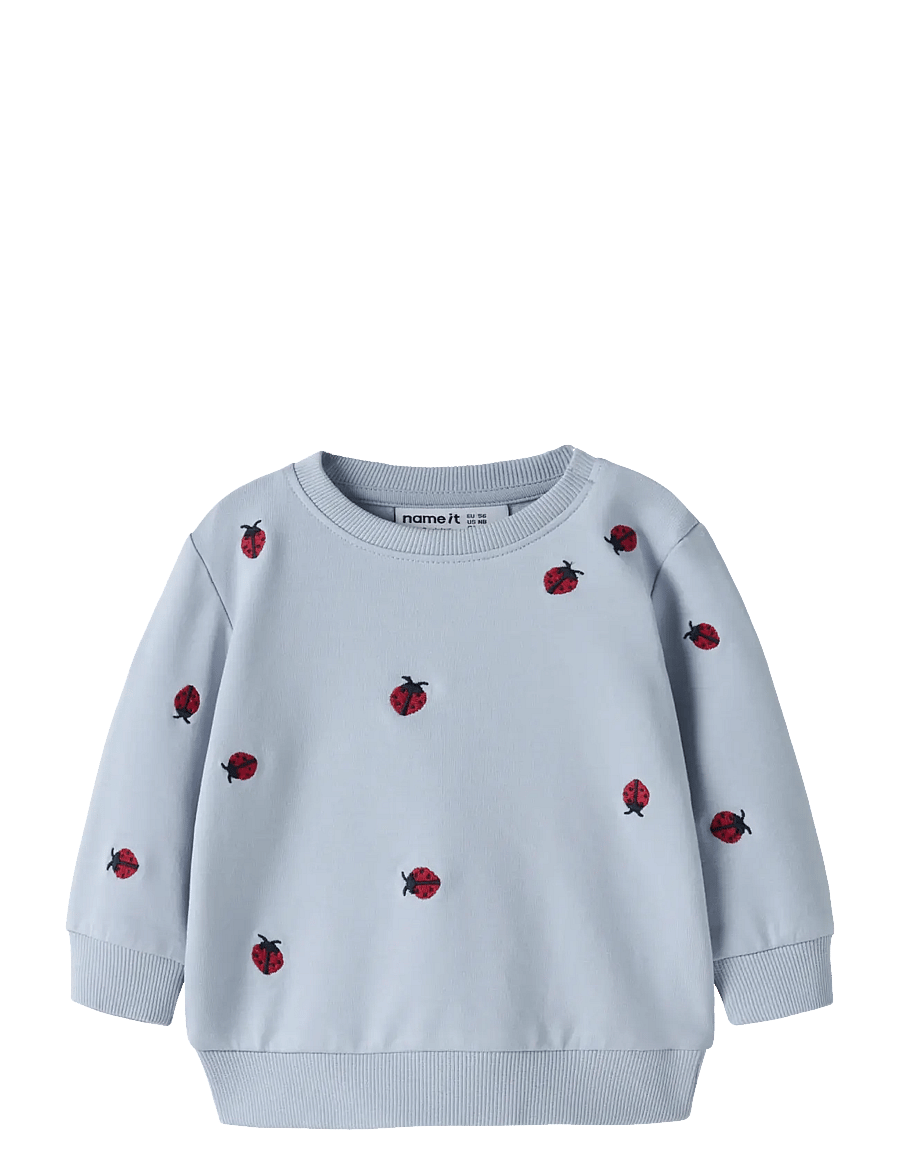 name it - NBFKAROLLE LS SWEAT UNB - collegepaidat - subdued blue - 0