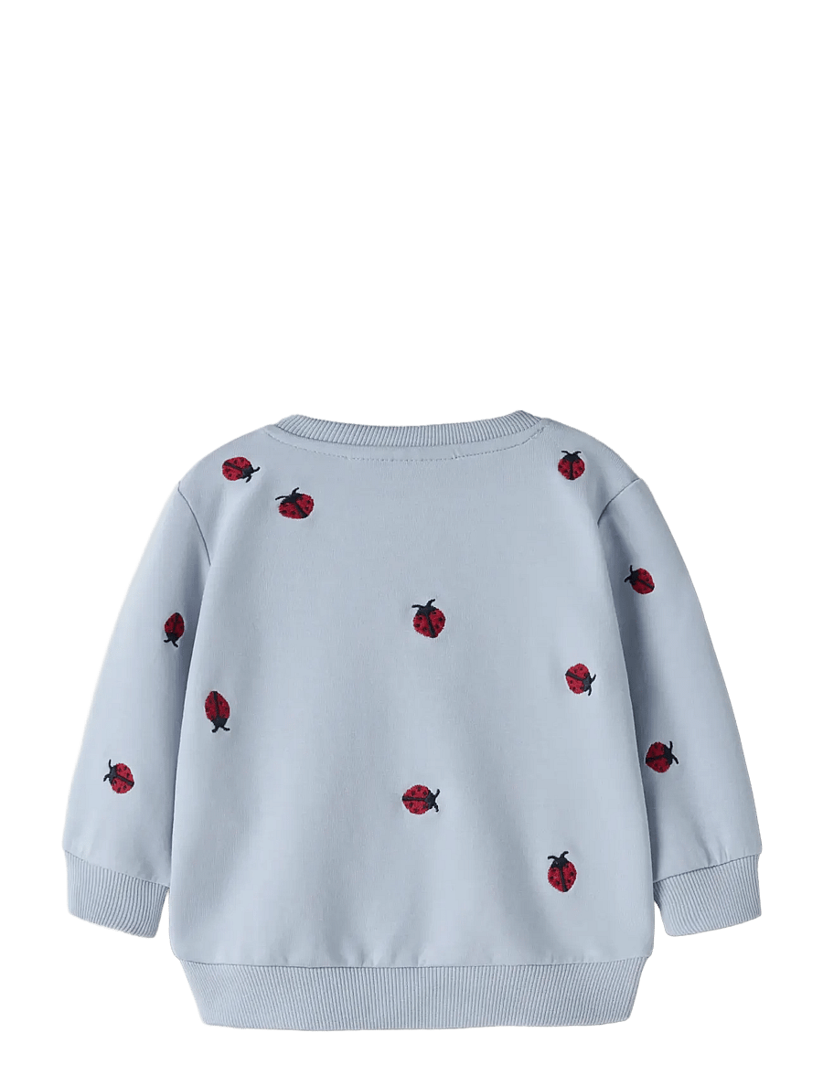 name it - NBFKAROLLE LS SWEAT UNB - collegepaidat - subdued blue - 1