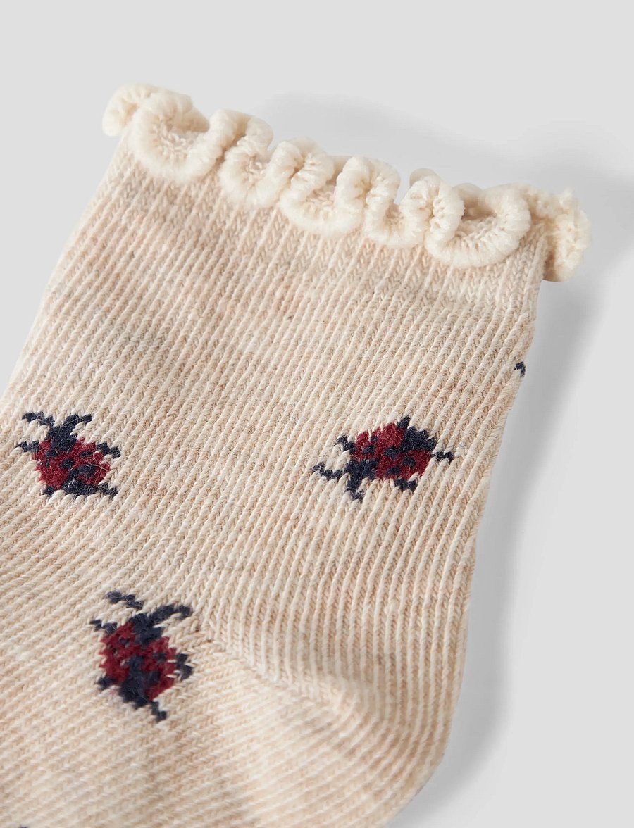 name it - NBFKADYBUG SOCK - bebisstrumpor - peyote melange - 2