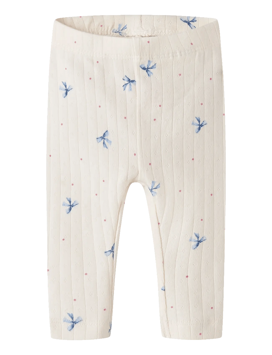 name it - NBFKATHLEN LEGGING - legingi - antique white - 0