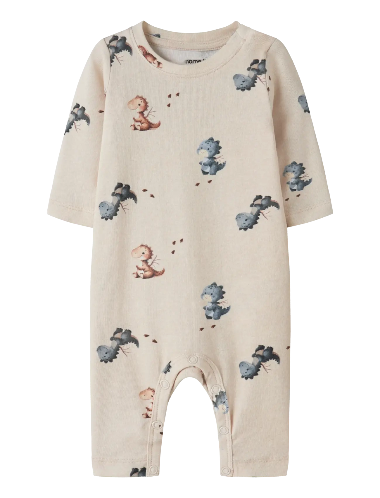 name it Nbmkarlos Ls Bodysuit, 74, Cream, Bodysuits > Langærmede Bodysuits, Børn
