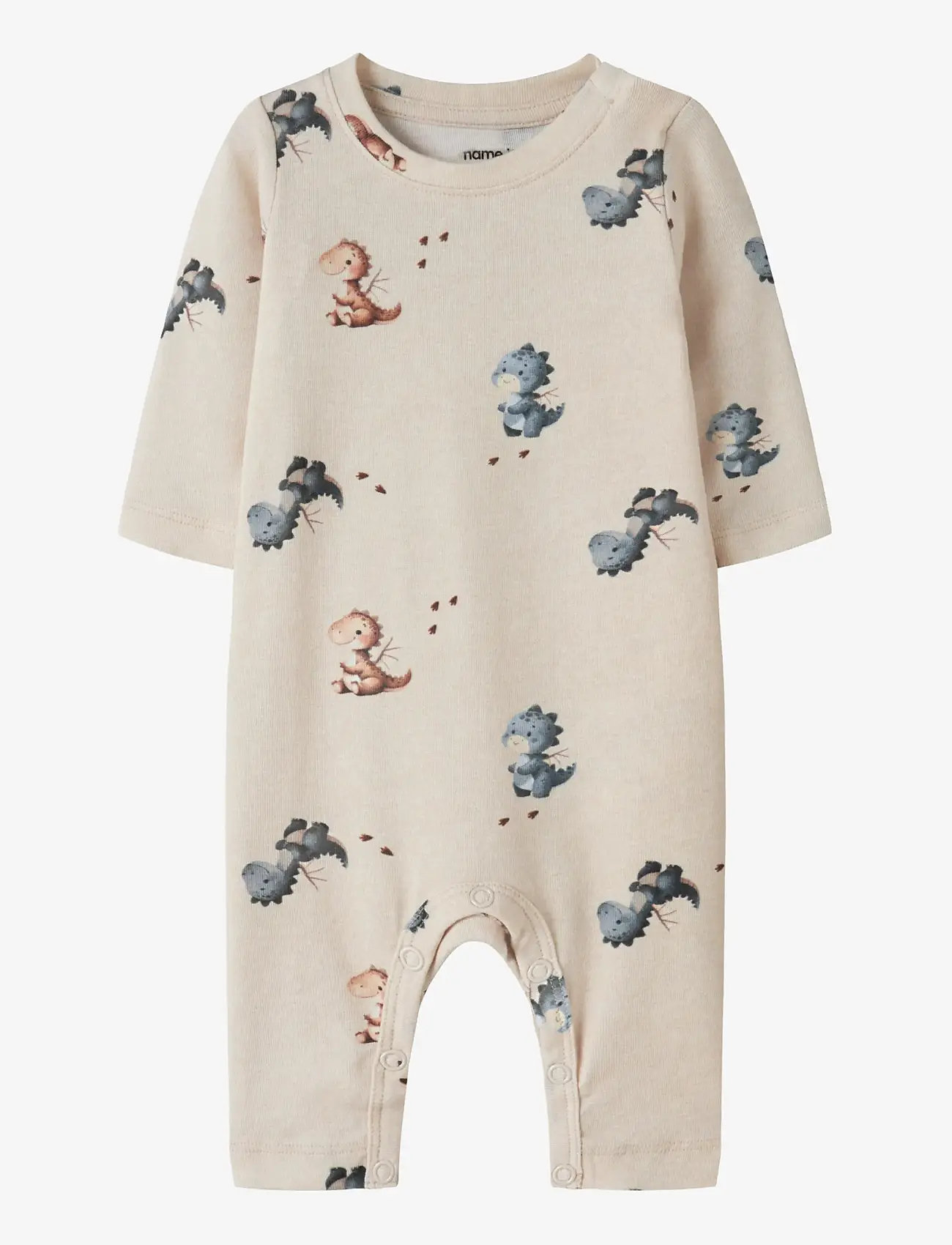 name it - NBMKARLOS LS BODYSUIT - langärmelig - peyote melange - 0