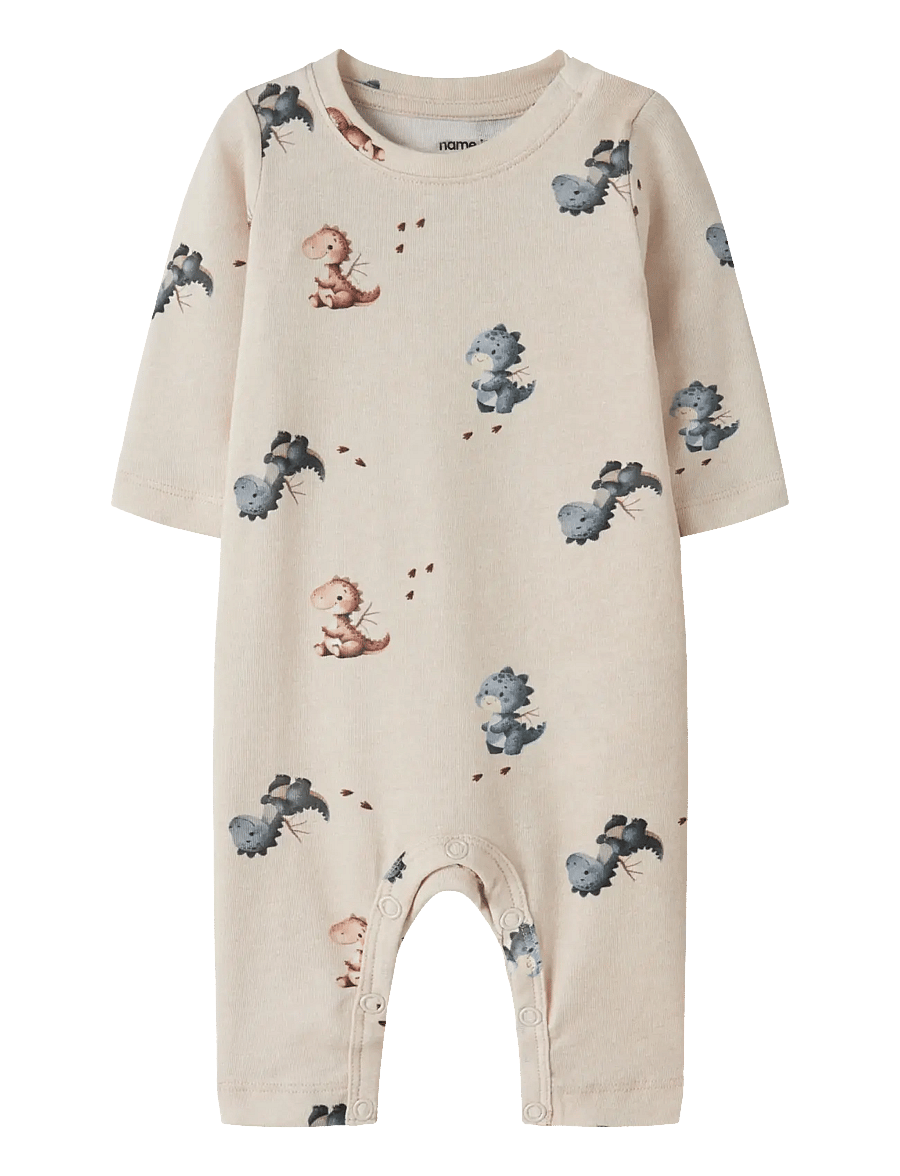 name it - NBMKARLOS LS BODYSUIT - pitkähihaiset - peyote melange - 0