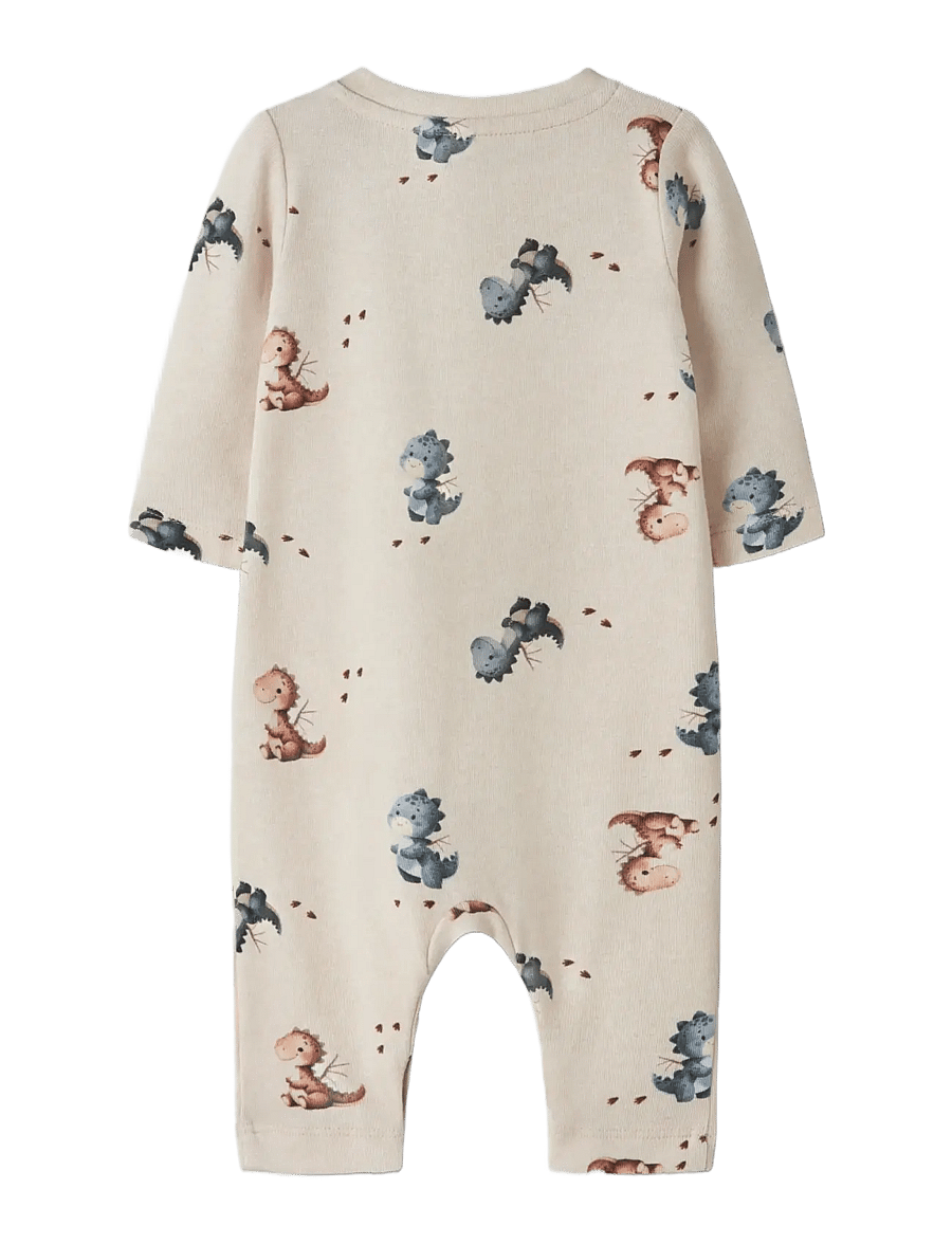 name it - NBMKARLOS LS BODYSUIT - pitkähihaiset - peyote melange - 1