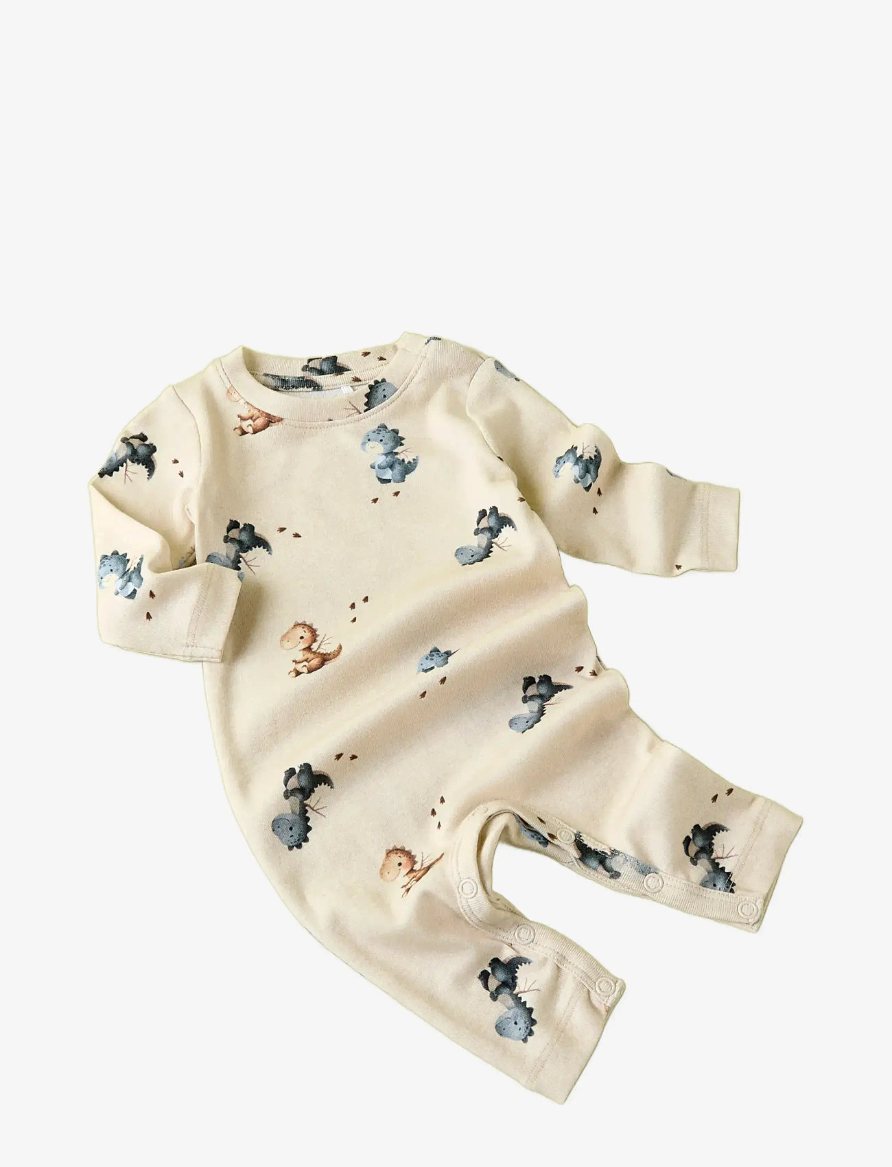 name it - NBMKARLOS LS BODYSUIT - langärmelig - peyote melange - 2