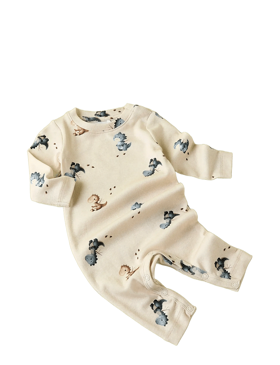 name it - NBMKARLOS LS BODYSUIT - pitkähihaiset - peyote melange - 2