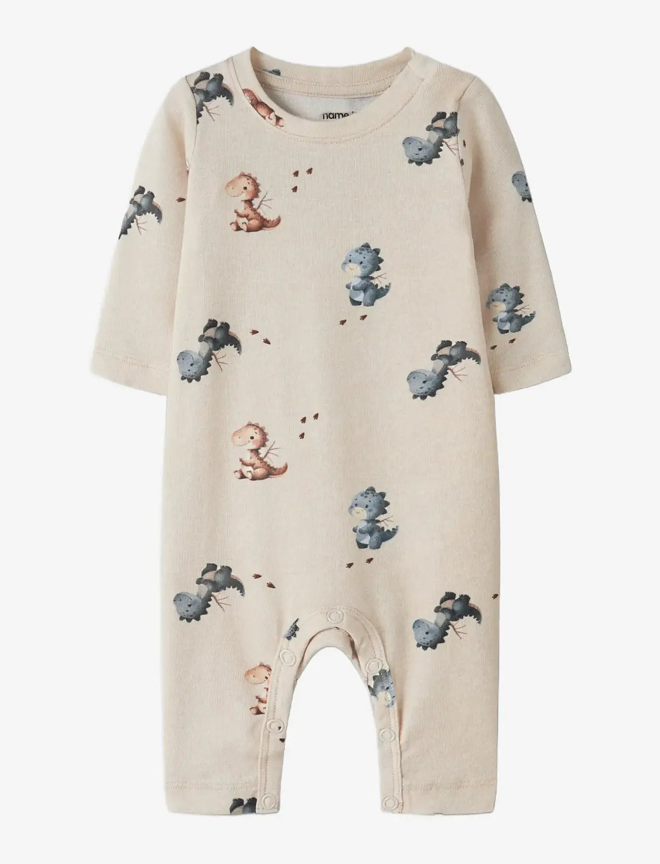 name it - NBMKARLOS LS BODYSUIT - langärmelig - peyote melange - 3