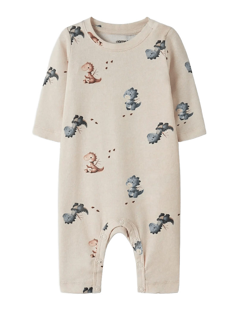 name it - NBMKARLOS LS BODYSUIT - langärmelig - peyote melange - 3