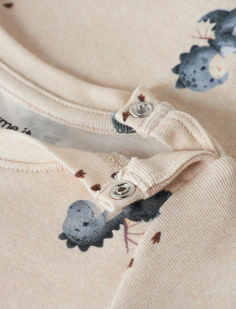 name it - NBMKARLOS LS BODYSUIT - langärmelig - peyote melange - 4