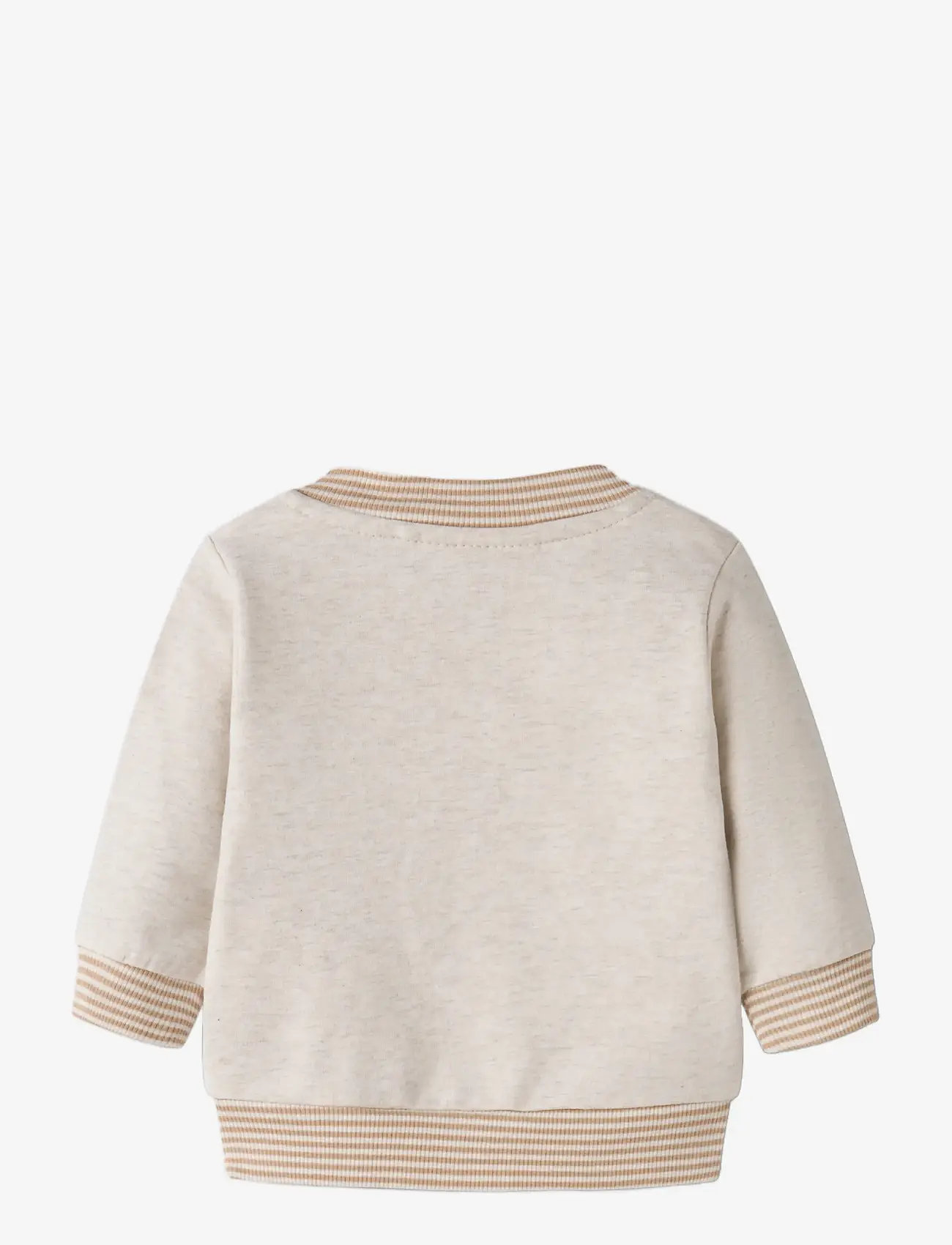 name it - NBMKOPPE LS SWEAT CARD UNB - lendurijakid - peyote melange - 1